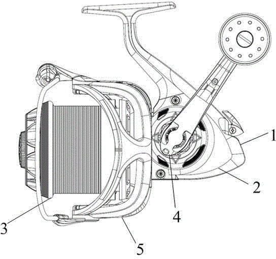 Fishing reel capable of assembling and disassembling rocker arm assembly through one hand