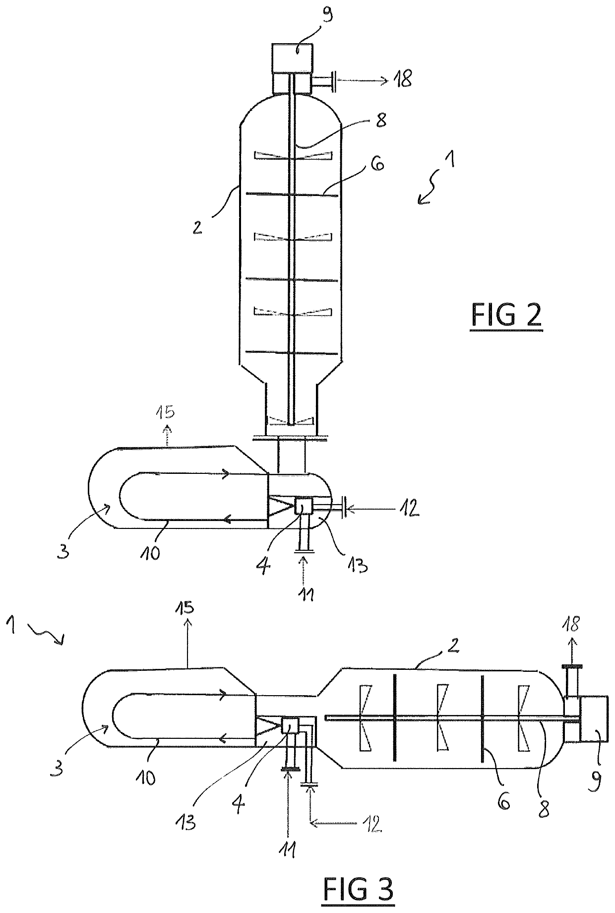 Reactor-condenser for the synthesis of urea