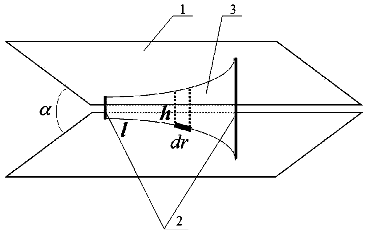 A demonstration device of the propagation path of light in a medium with a constant gradient of refraction