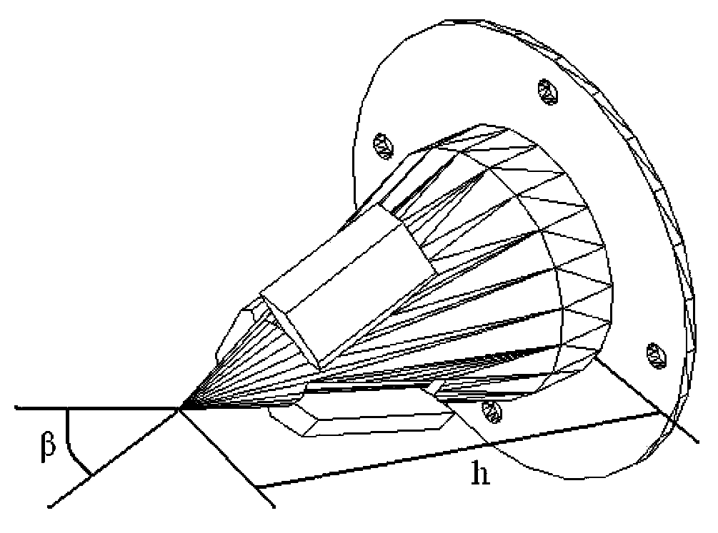 Circular cone type spiral flow generator