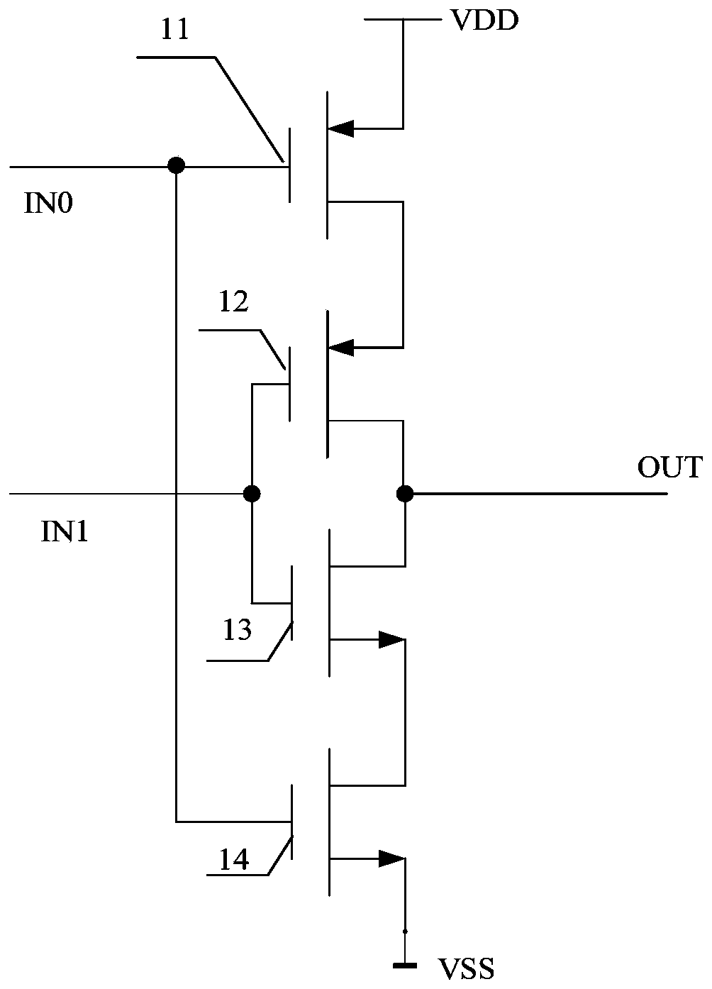 SET (Single Event Transient) reinforced structure based on protective door replacement circuit