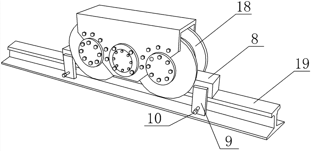 Frame high-altitude piece mounting method of dry quenching lifter device