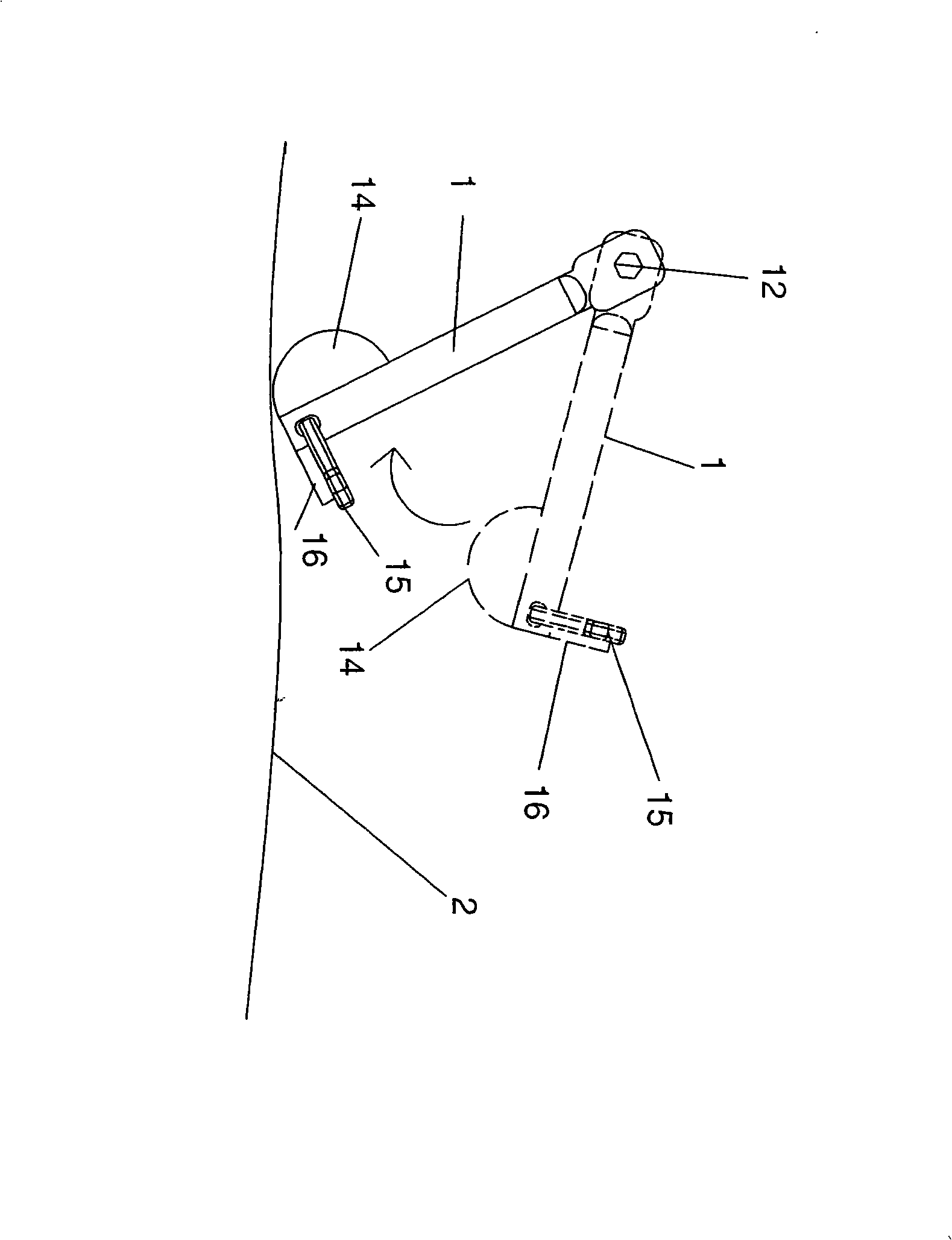 Improvement of locomotive foot stool structure