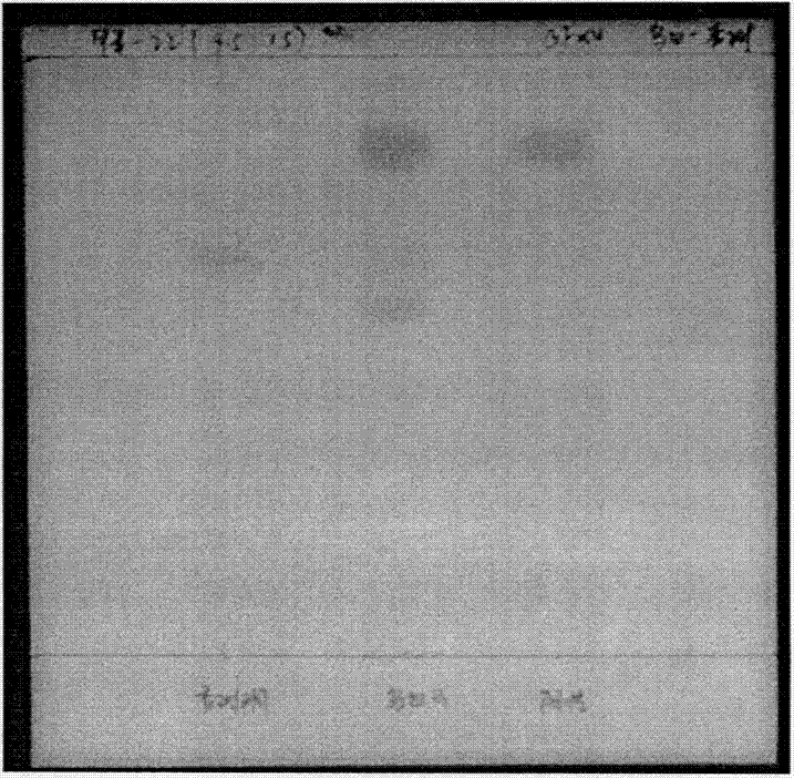 Detection method for effective components in silky fowl tablet