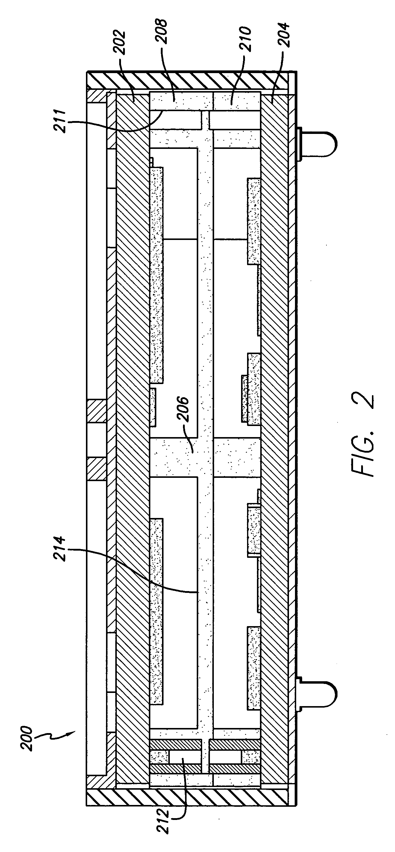 Multilayer thin film hydrogen getter and internal signal EMI shield for complex three dimensional electronic package components