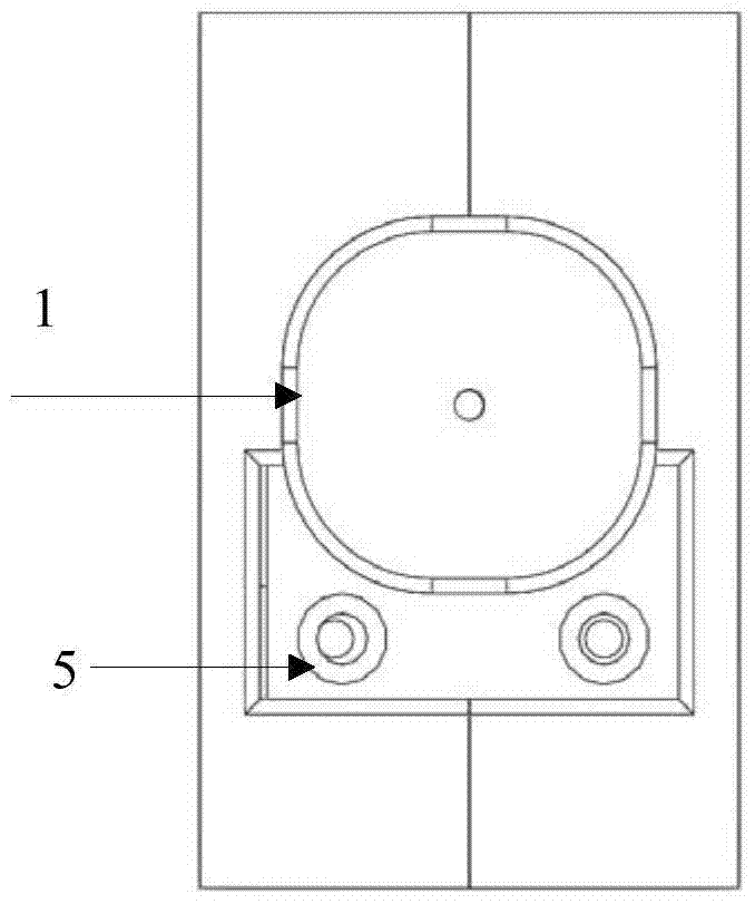 A general-purpose three-electrode conductivity cell integral molding mold and its application method