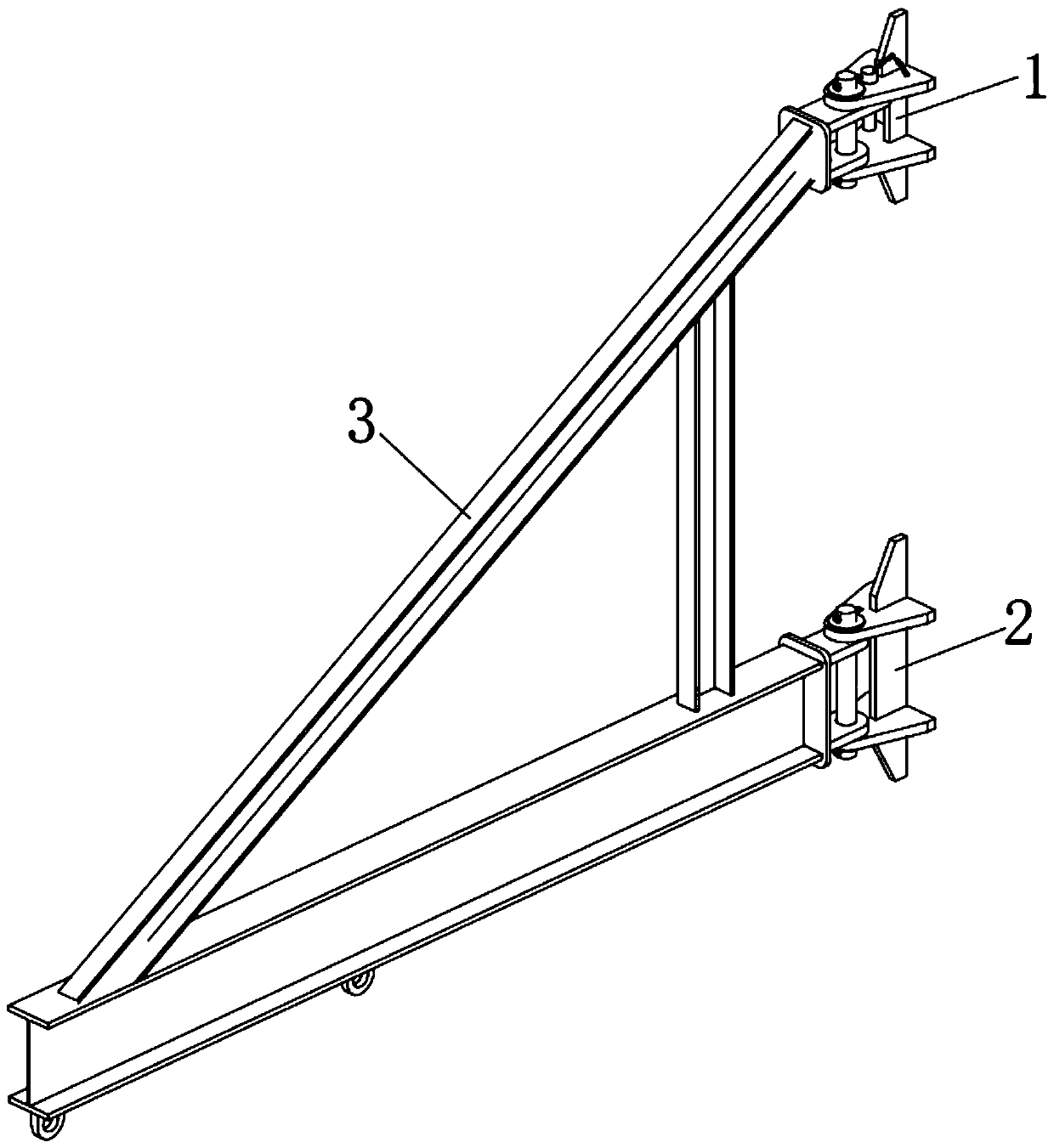 Wall-mounted rotary hanging bracket for ship, using method thereof and ship