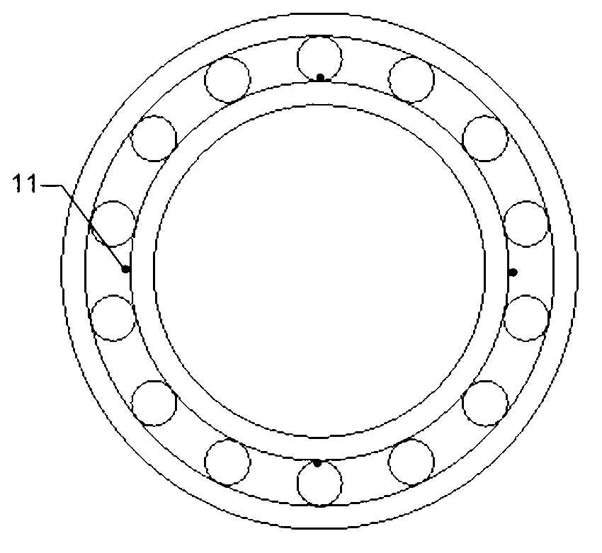 Uniform lubricating system of high-speed rolling bearings