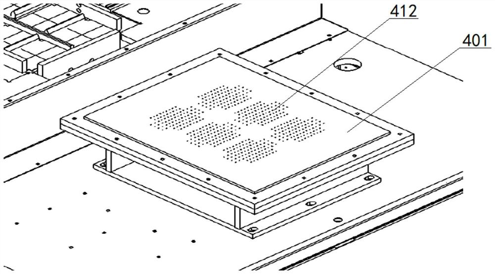 Glue scraping equipment