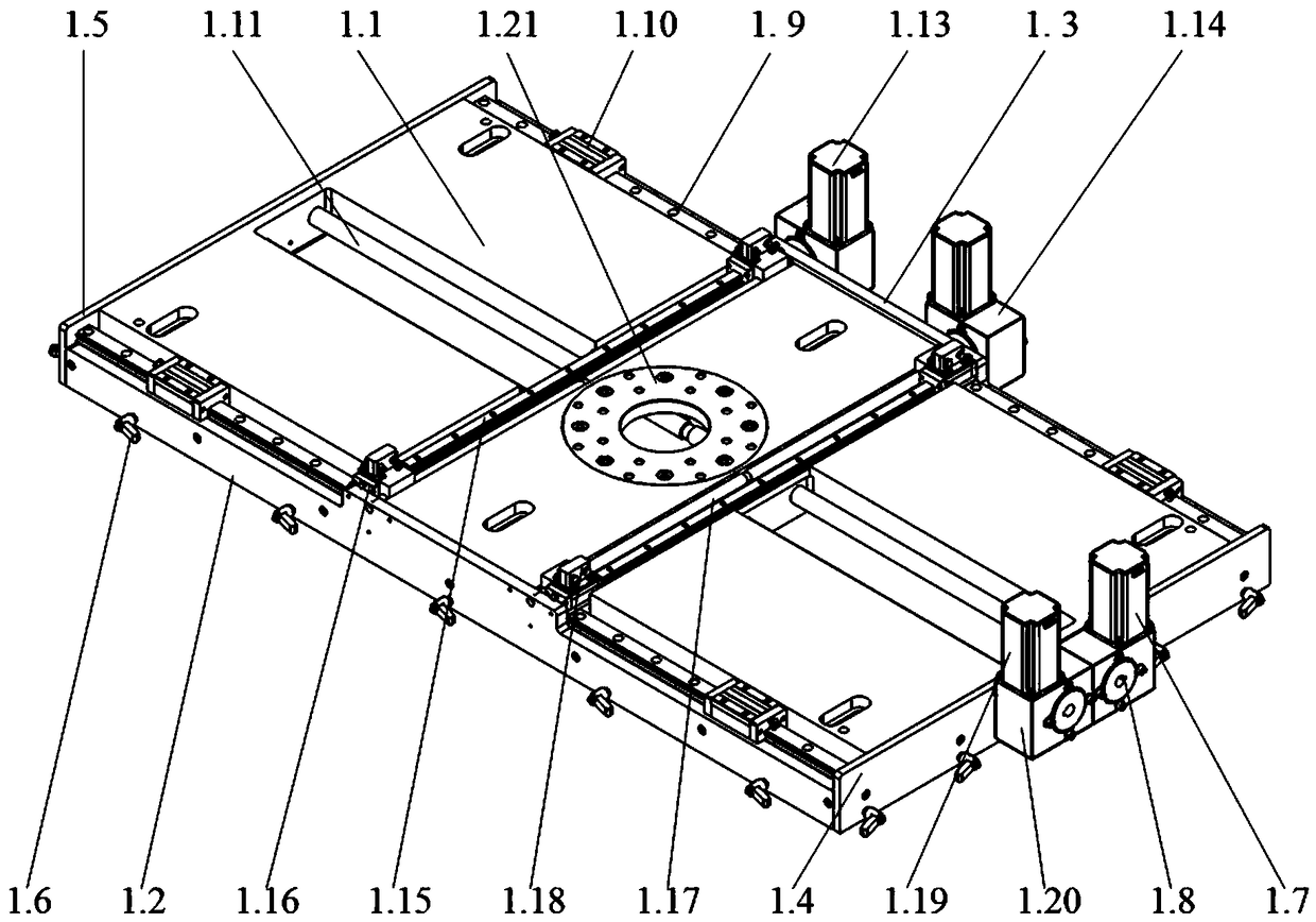 Pressing mechanism for airplane titanium alloy part processing tool table