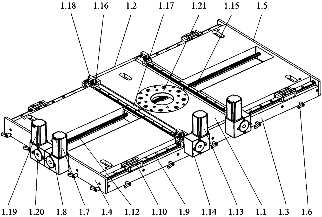Pressing mechanism for airplane titanium alloy part processing tool table