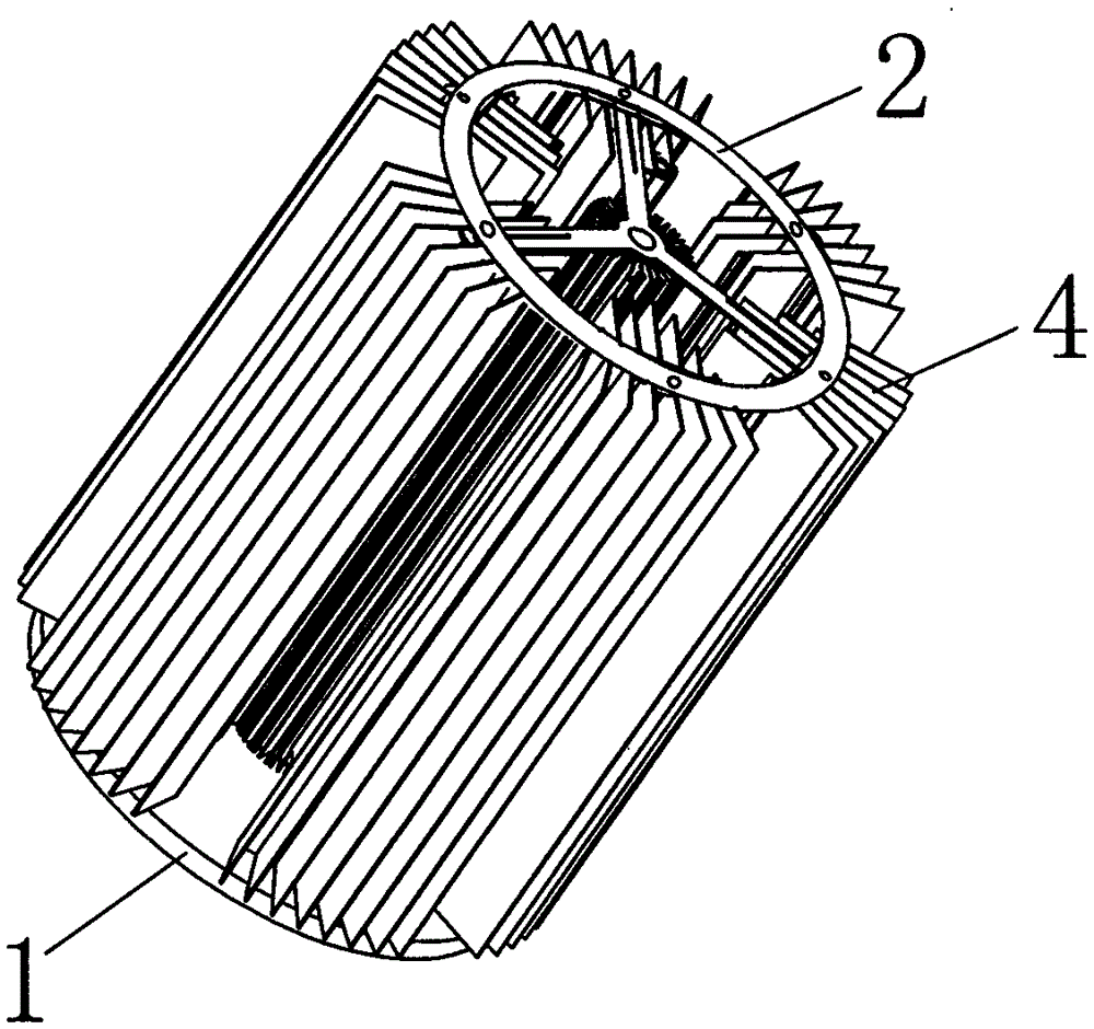 A lamp radiator and led high bay lamp