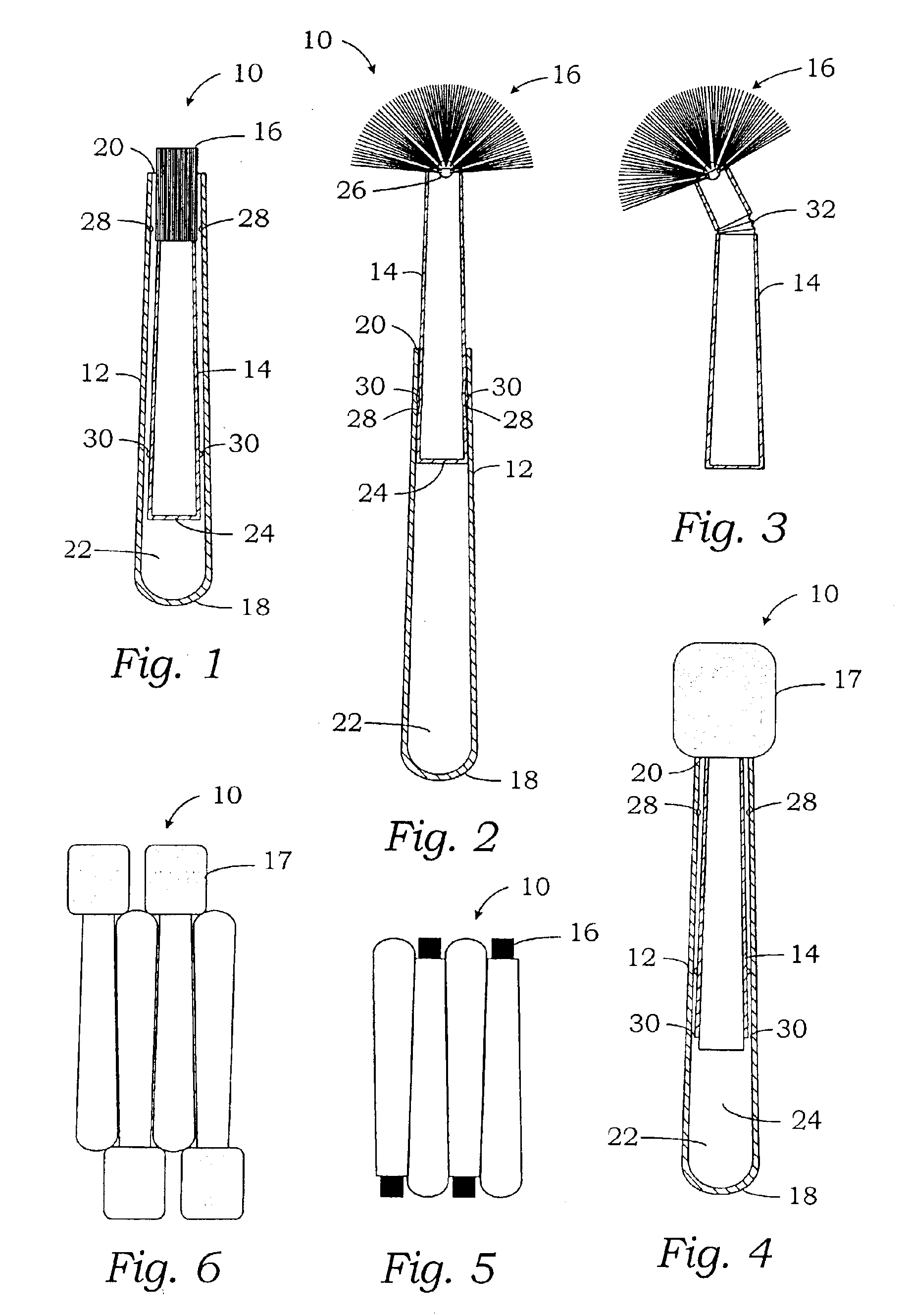 Disposable toilet cleaning device with extendable handle