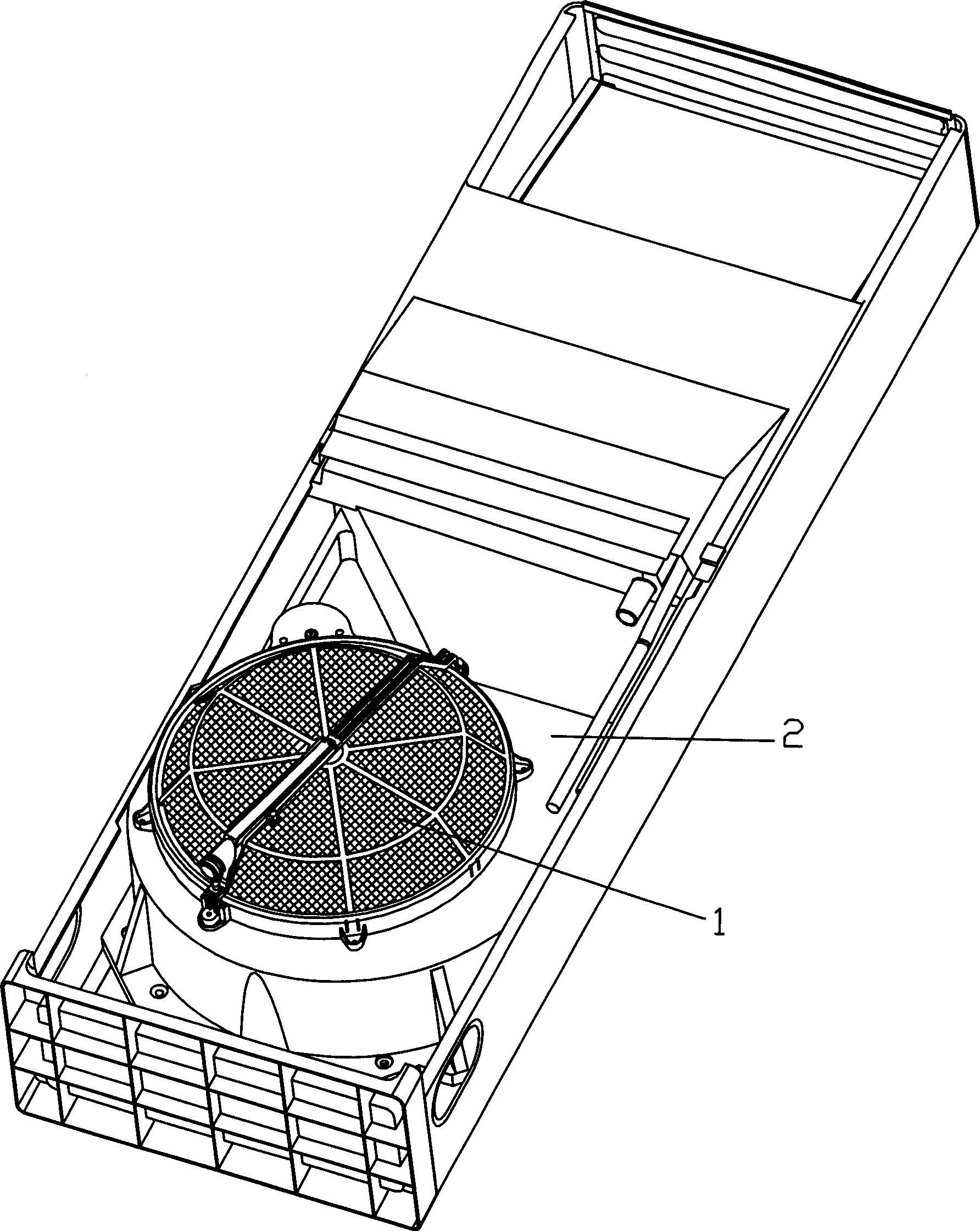 Self-purging unit for filter screen of air conditionner