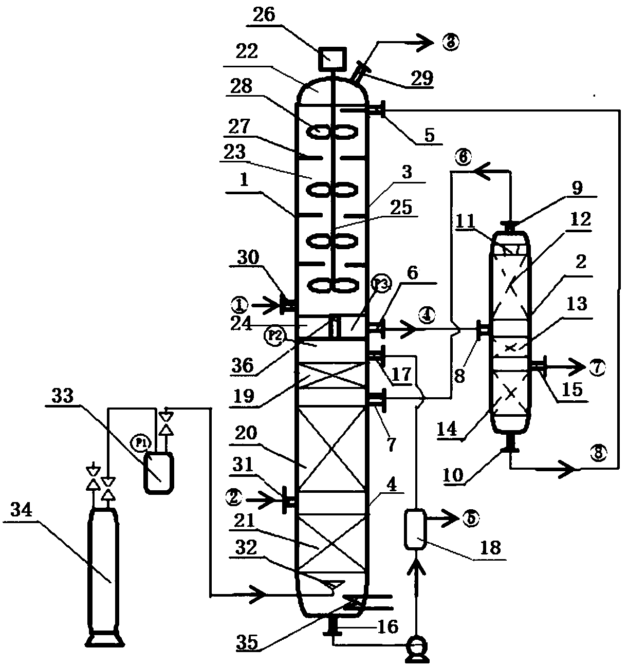 Device for recycling industrial grade diethoxymethane and method for recycling industrial grade diethoxymethane