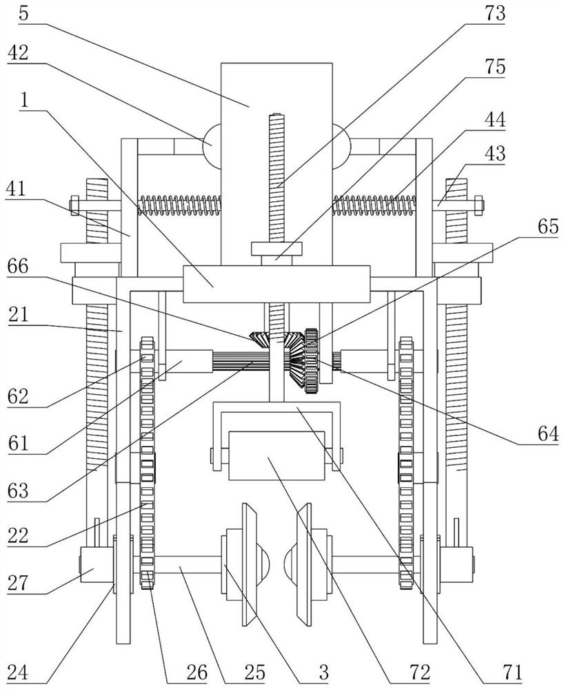 Deburring device for aluminum alloy formwork for building