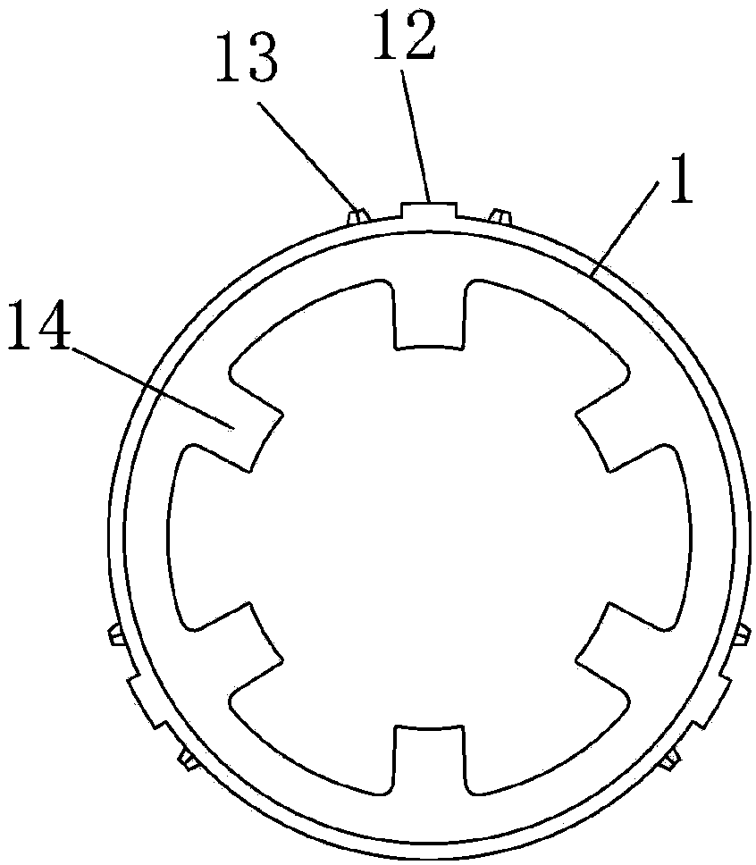 Low-resistance synchronous ring and synchronizer