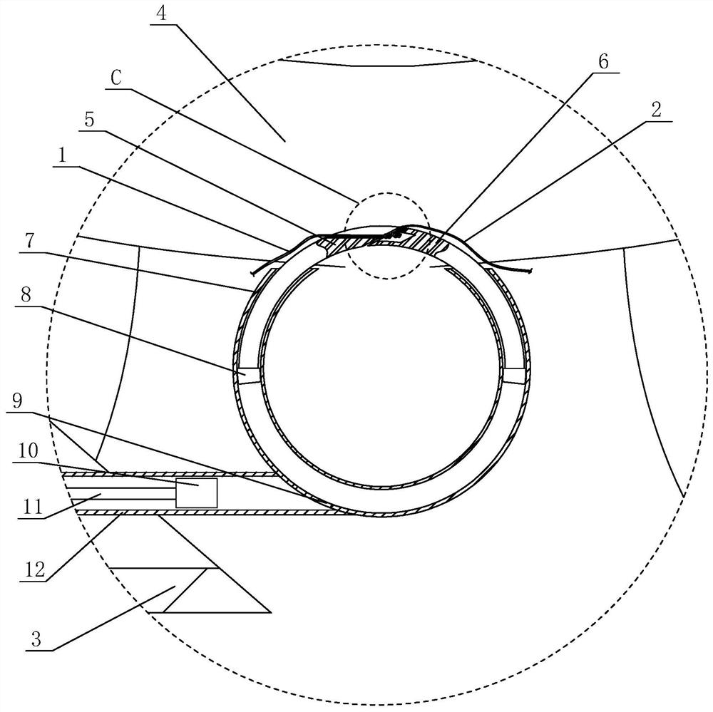 Rapid fibrous ring suturing device and suturing method after intervertebral disc herniation surgery