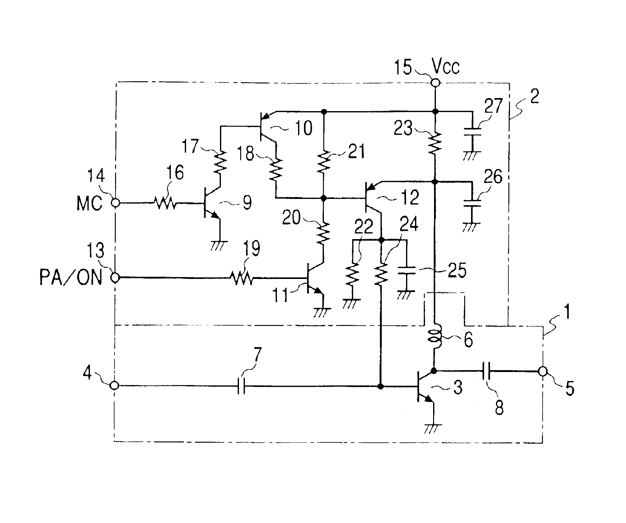 Power amplifier capable of adjusting operating point