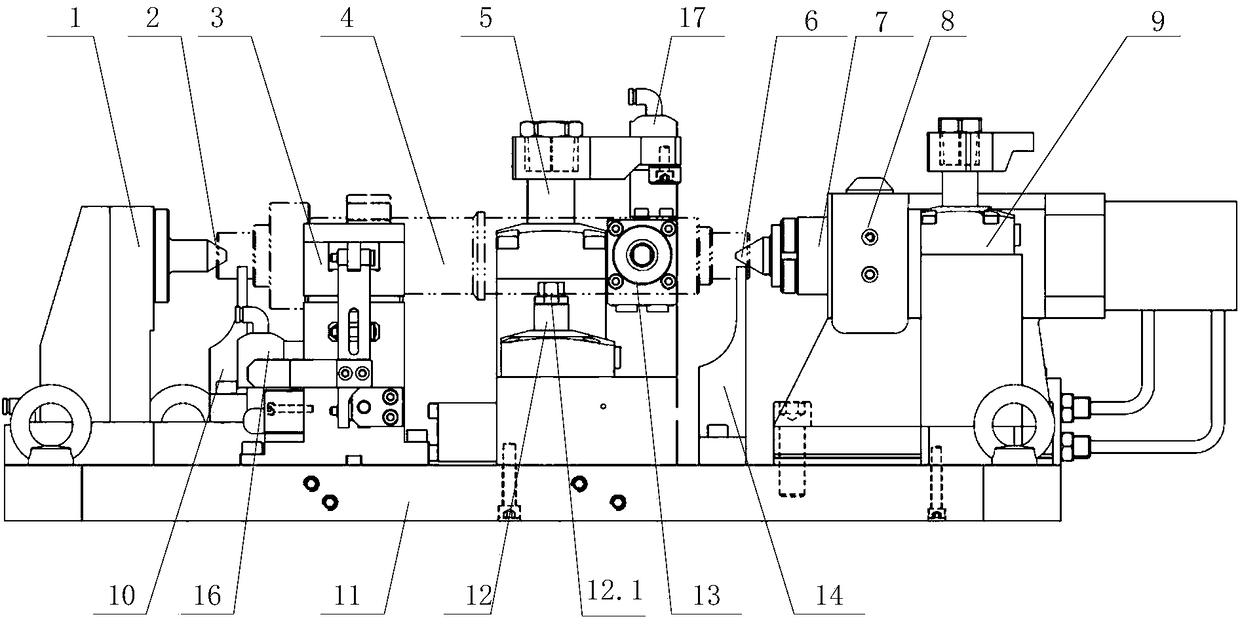 Hydraulic drilling and milling fixture for shaft spare part and use method of hydraulic drilling and milling fixture
