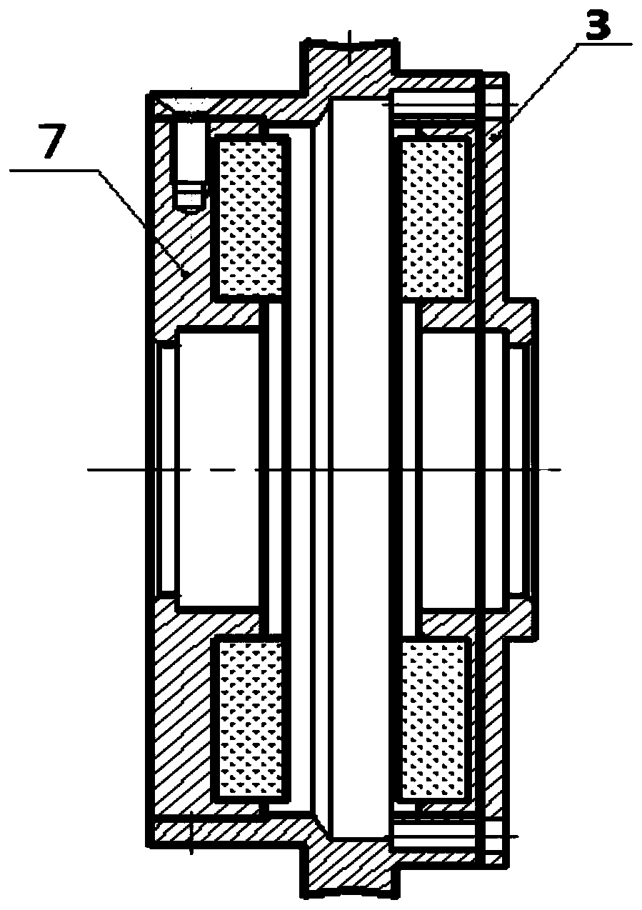 Hysteresis damper with high damping torque density