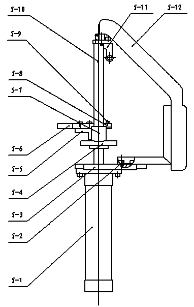 Automatic cop drawing device and method of ring spinning frame
