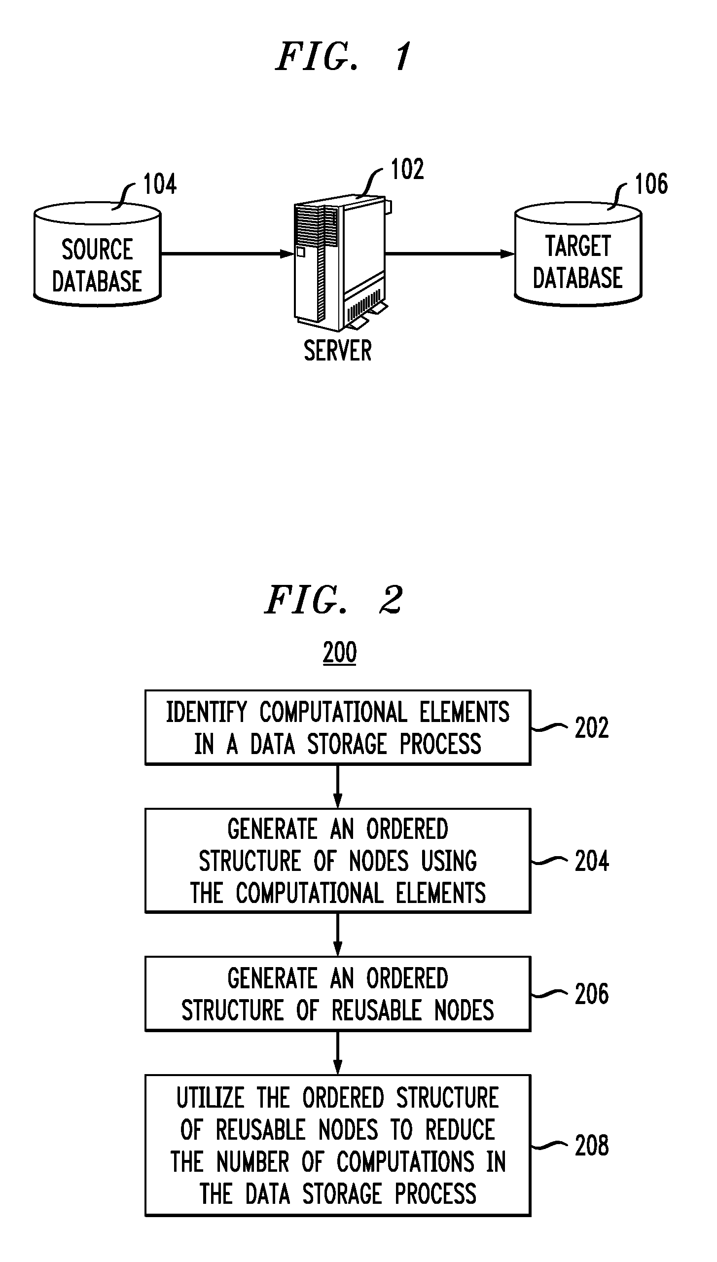Methods and apparatus for reuse optimization of a data storage process using an ordered structure