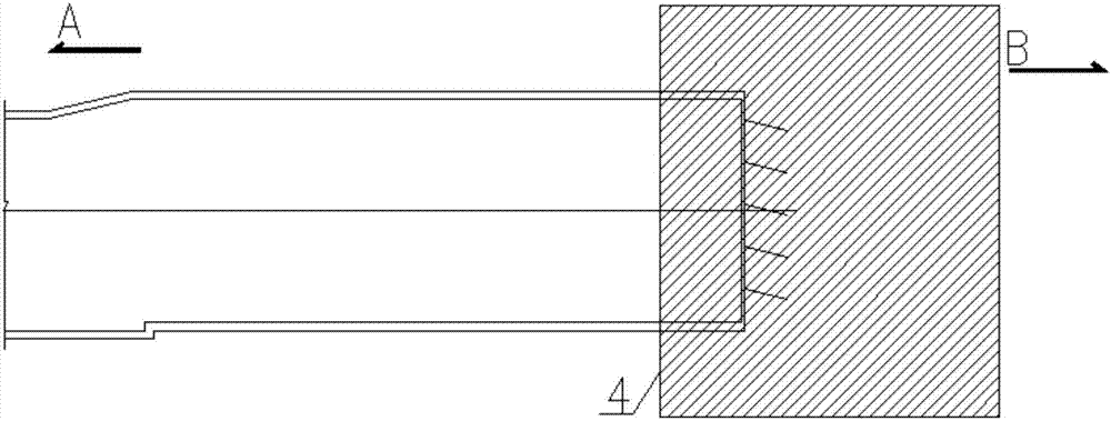 Water-bottom mine shield tunnel combination butt joint structural form and construction method thereof