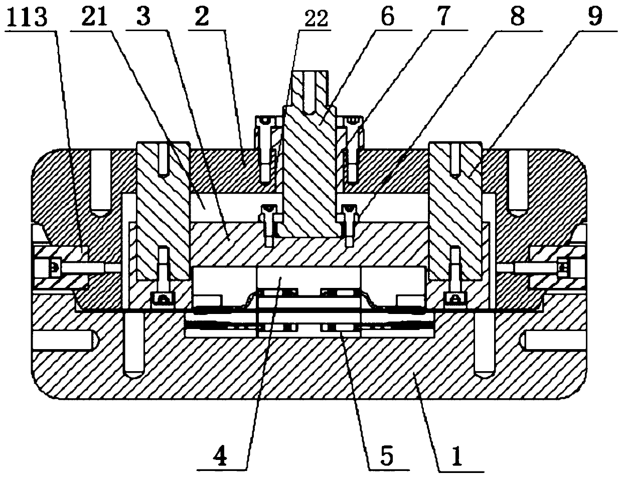 An experimental device and testing method for testing the electrical performance of a multi-contact electrical connection structure