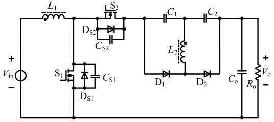 A kind of high step-up dc/dc converter