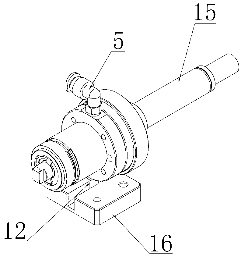 Pneumatic expanding and clasping mechanism