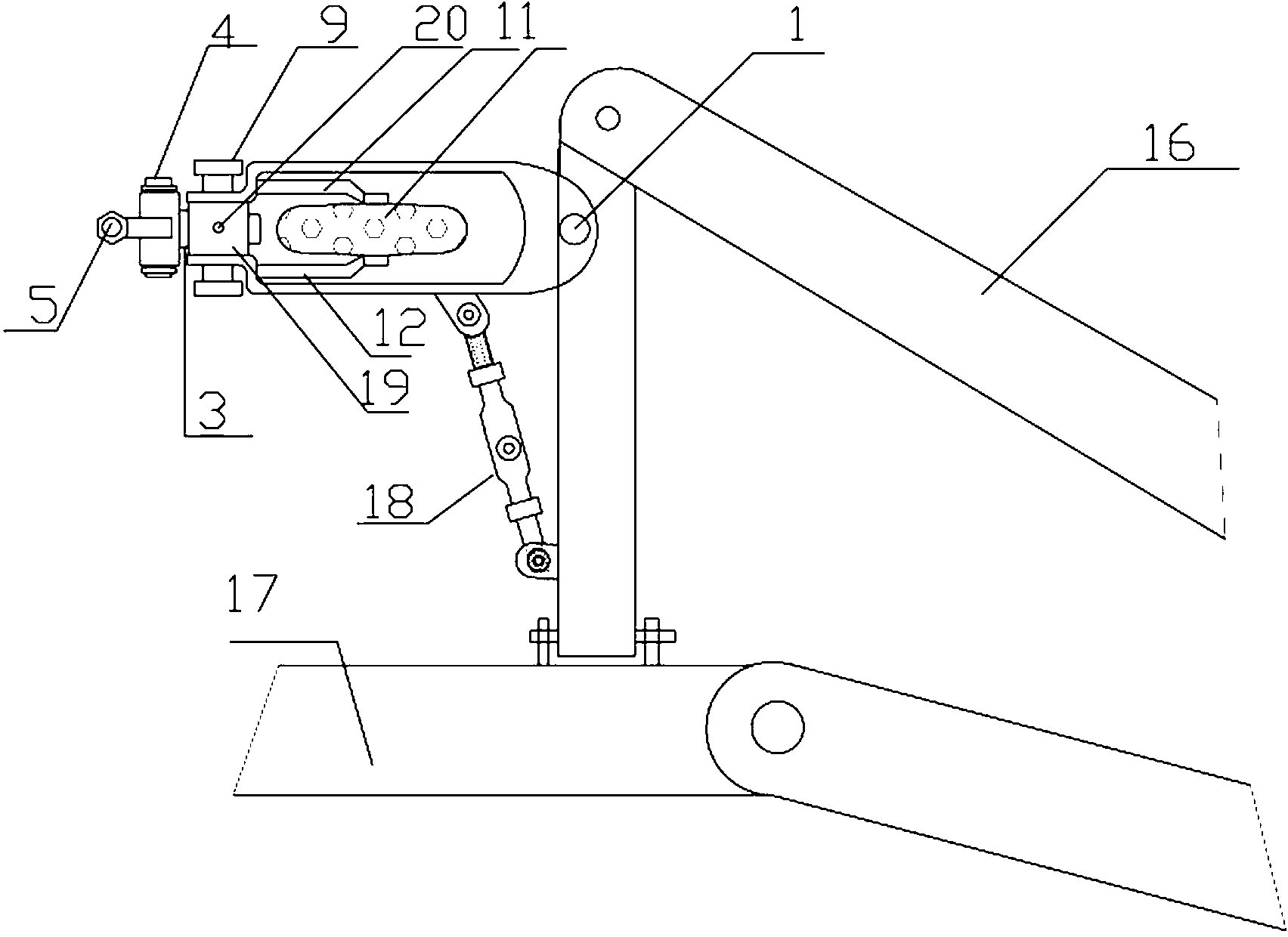 Automatic depth wheel of mounted turnover plow