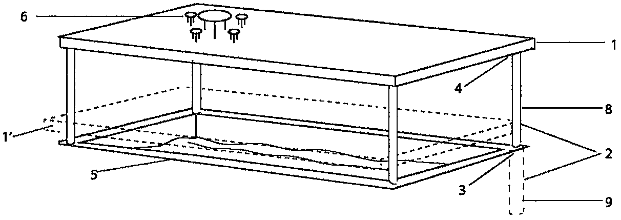 System And Method Of Making A Pool Invisible