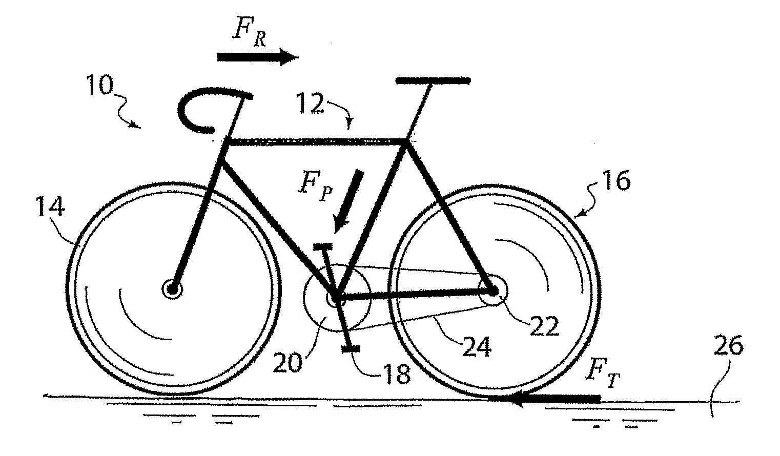 Method and Apparatus for Measuring Torque Transmitted by Driven Wheel of a Cycle or the Like Vehicle