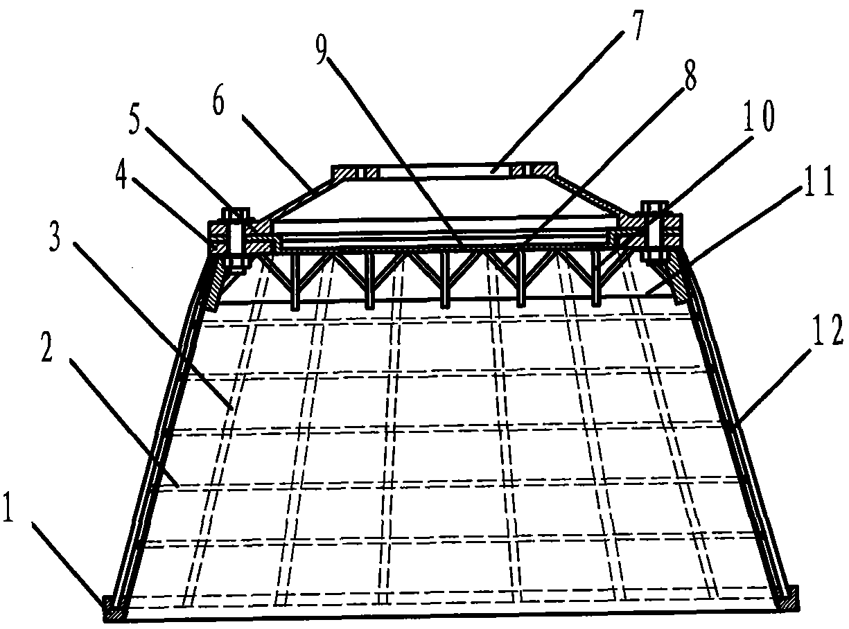 Framework assembly sieve basket of horizontal vibrating centrifuge