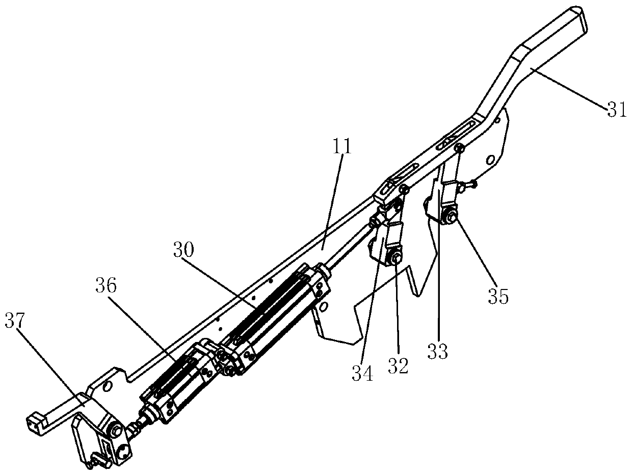 Glass positioning device