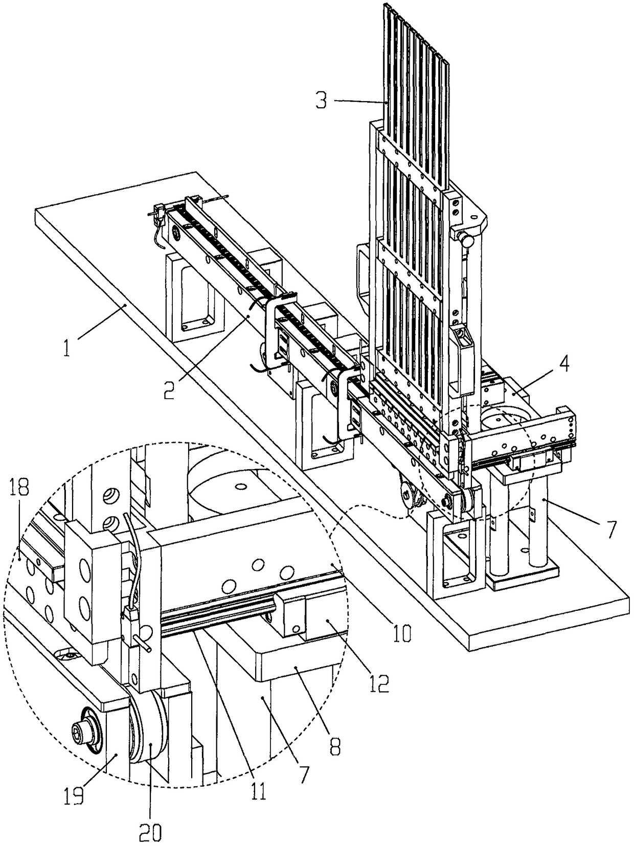 Automatic feeding assembly line equipment for electronic connectors