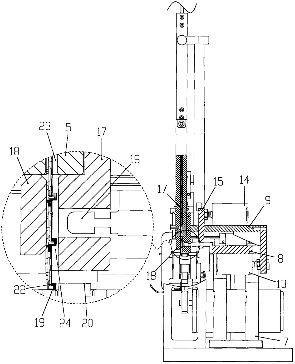 Automatic feeding assembly line equipment for electronic connectors