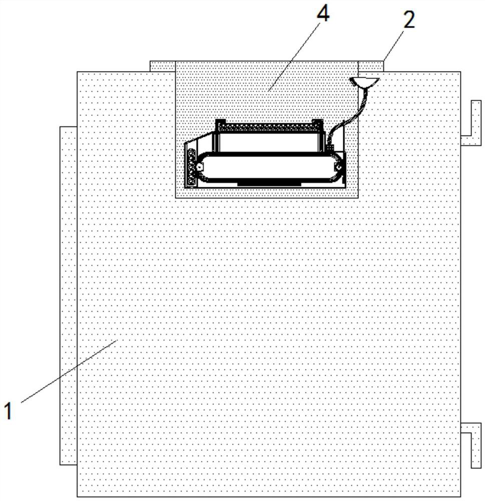 A cleaning device for the vent of an outdoor distribution box