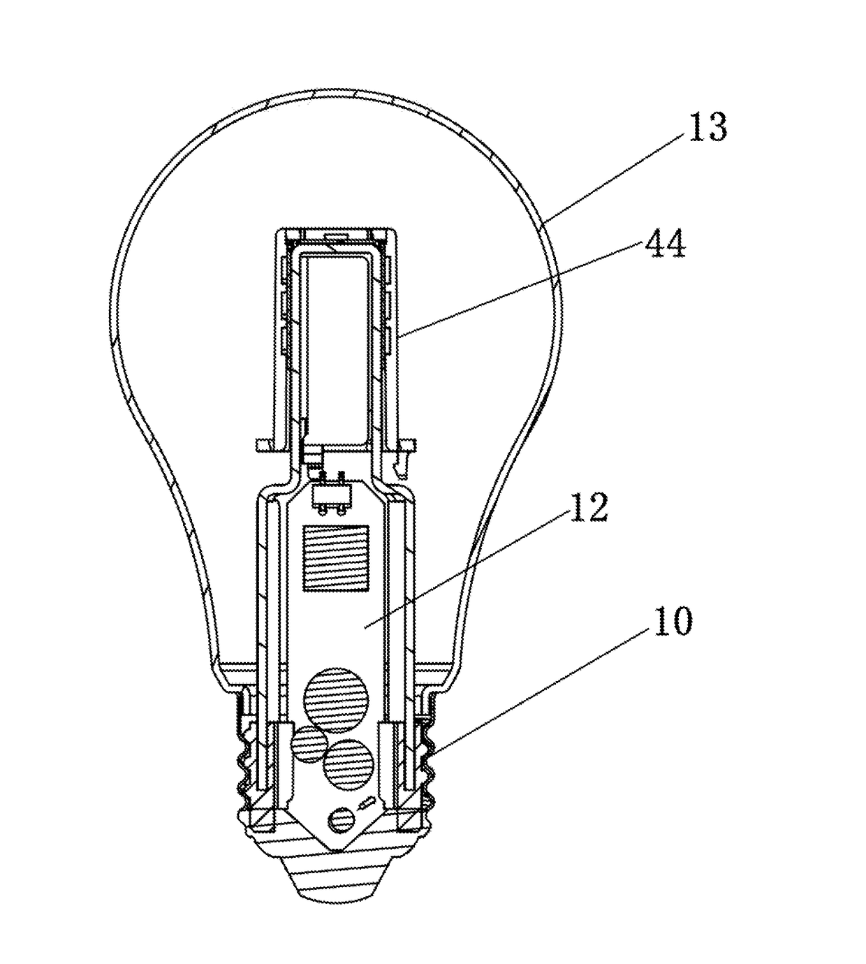 Heat sink and LED light bulb having heat sink