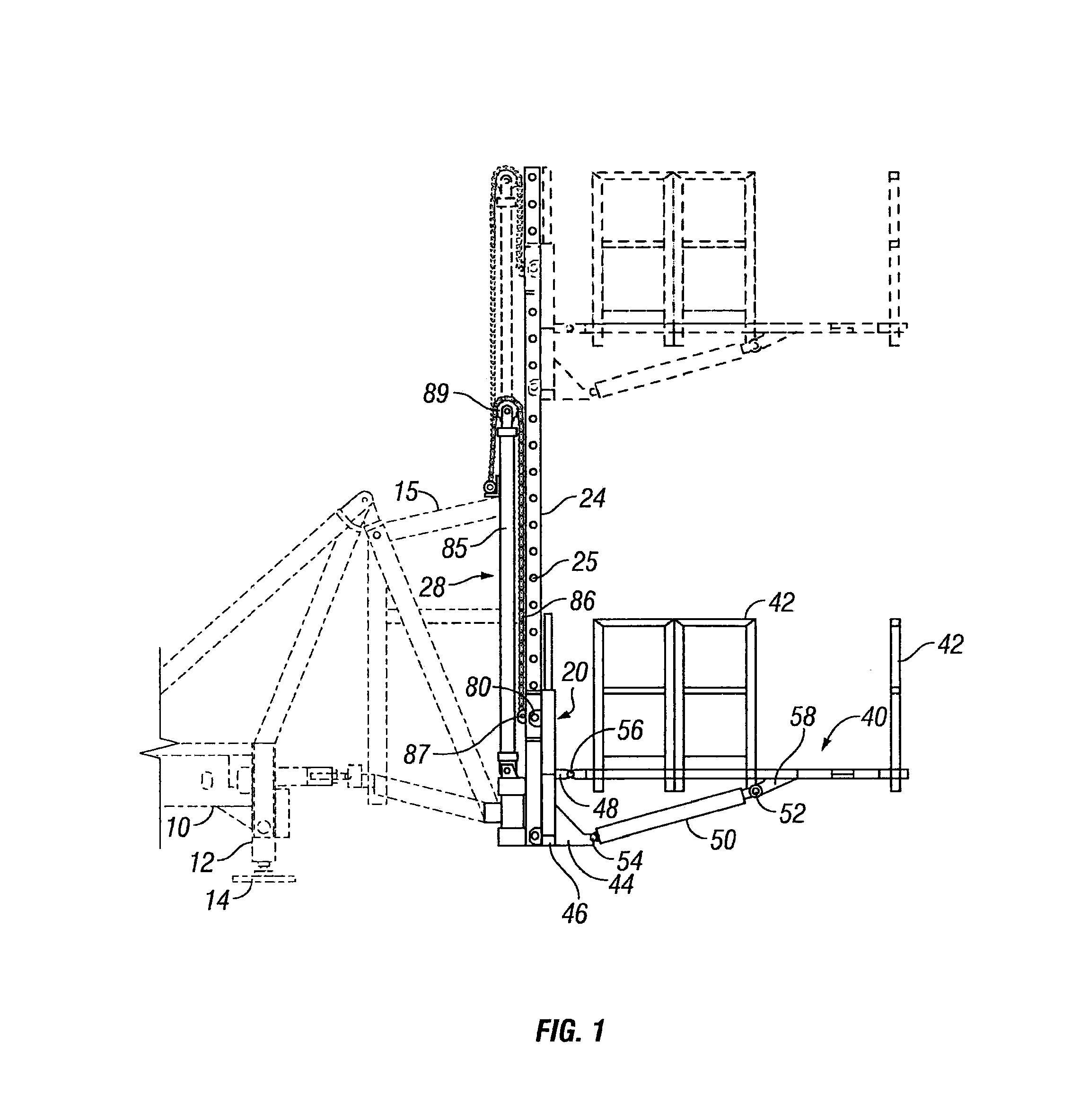 Automated System for Positioning and Supporting the Work Platform of a Mobile Workover and Well-Servicing Rig