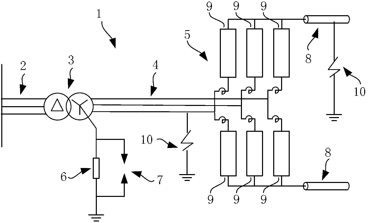 Overvoltage protection device and method for alternating current side of voltage source converter high voltage direct current transmission system