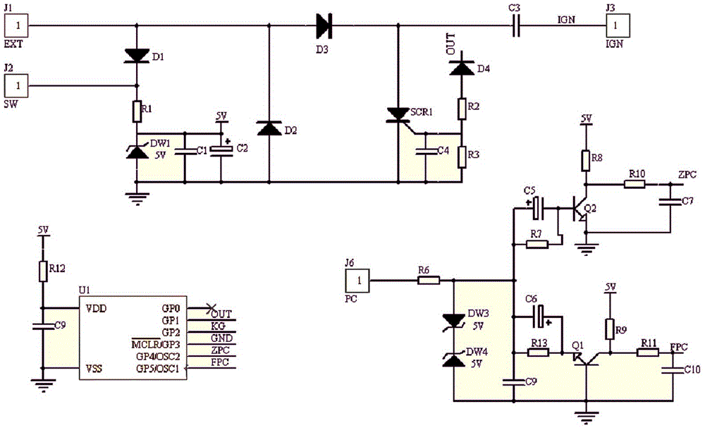 Integrated igniter control circuit