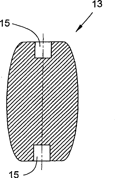 Top roller carrying and loading arm