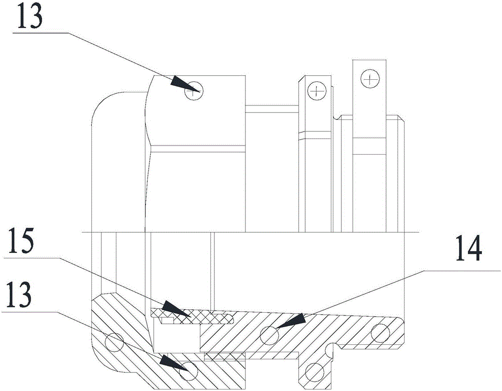 Locking and fixing device