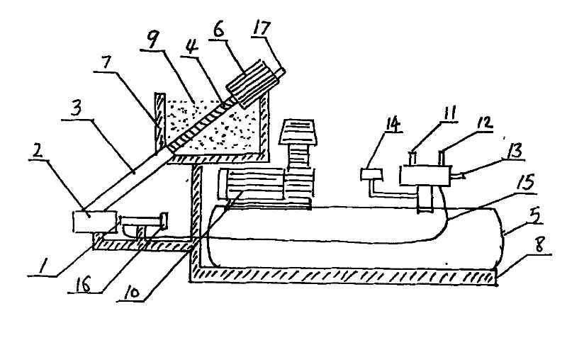 Pressure and quantity adjustable air jet type pulverized coal conveying fuel booster for rotary spiral conveyer