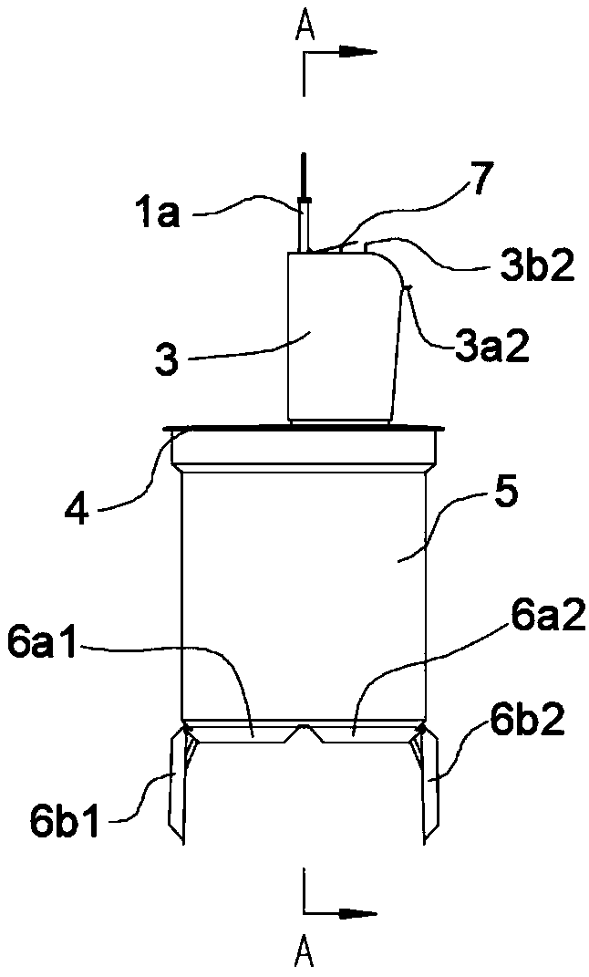 Three-ring double-box intelligent hidden type garbage can