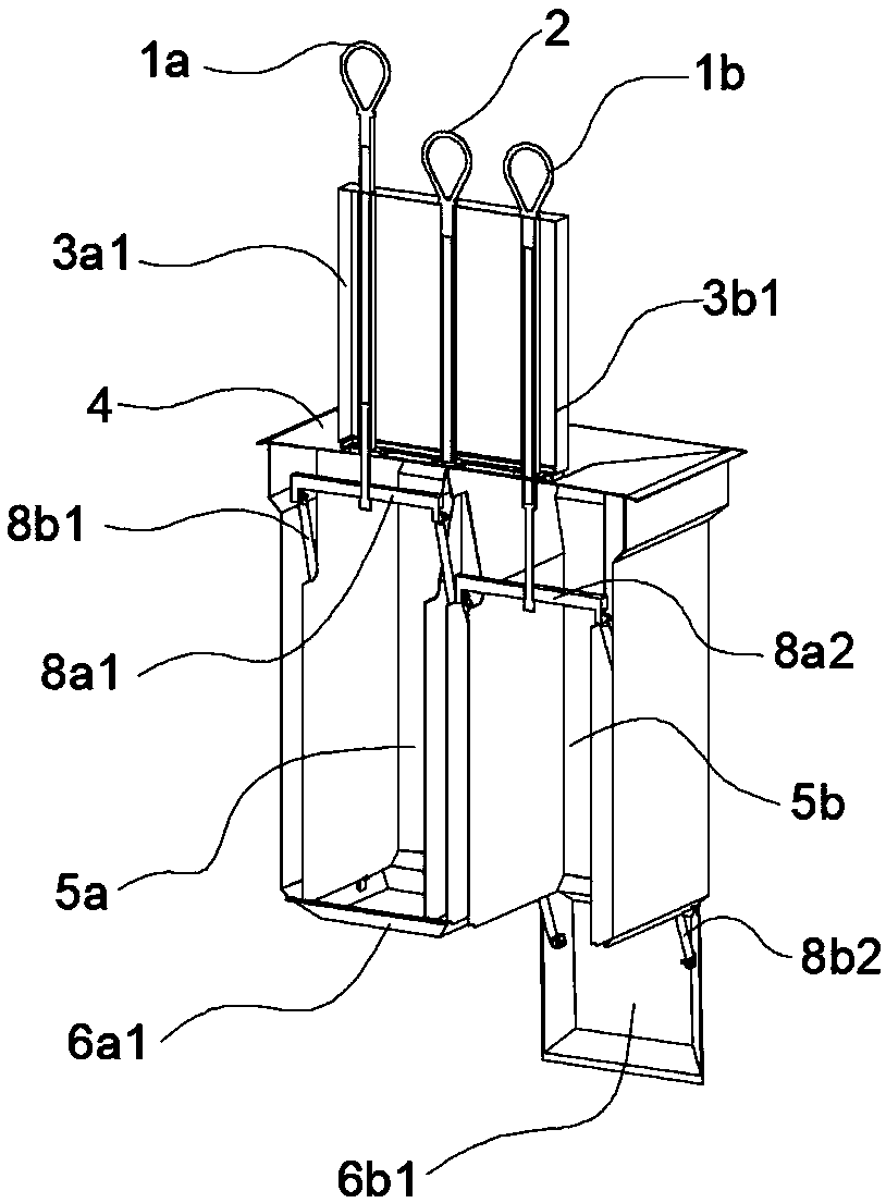 Three-ring double-box intelligent hidden type garbage can