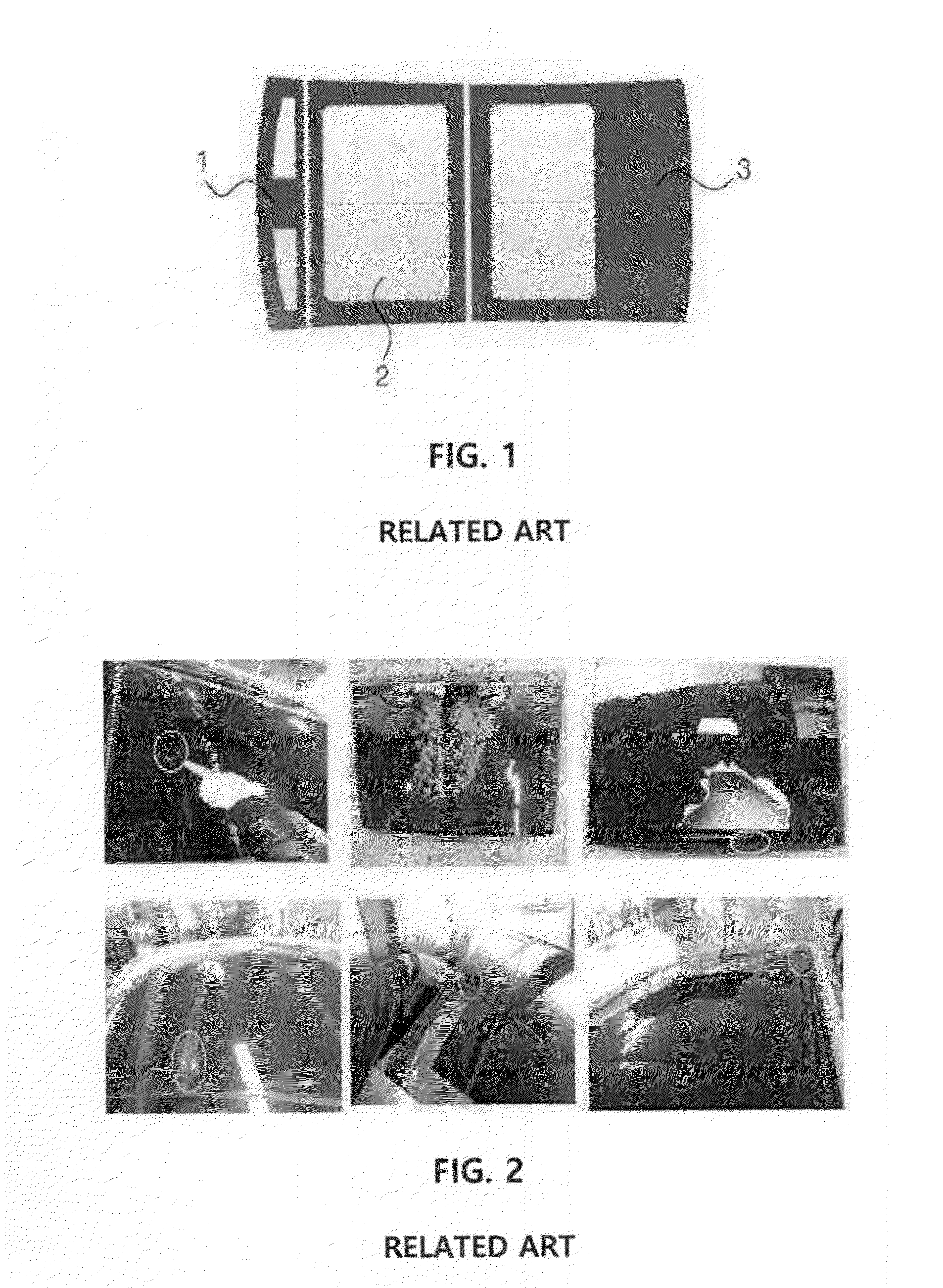 Buffer layer for preventing breakage of glass panel for panoramic sunroof, glass panel comprising the same, and manufacturing method for the same