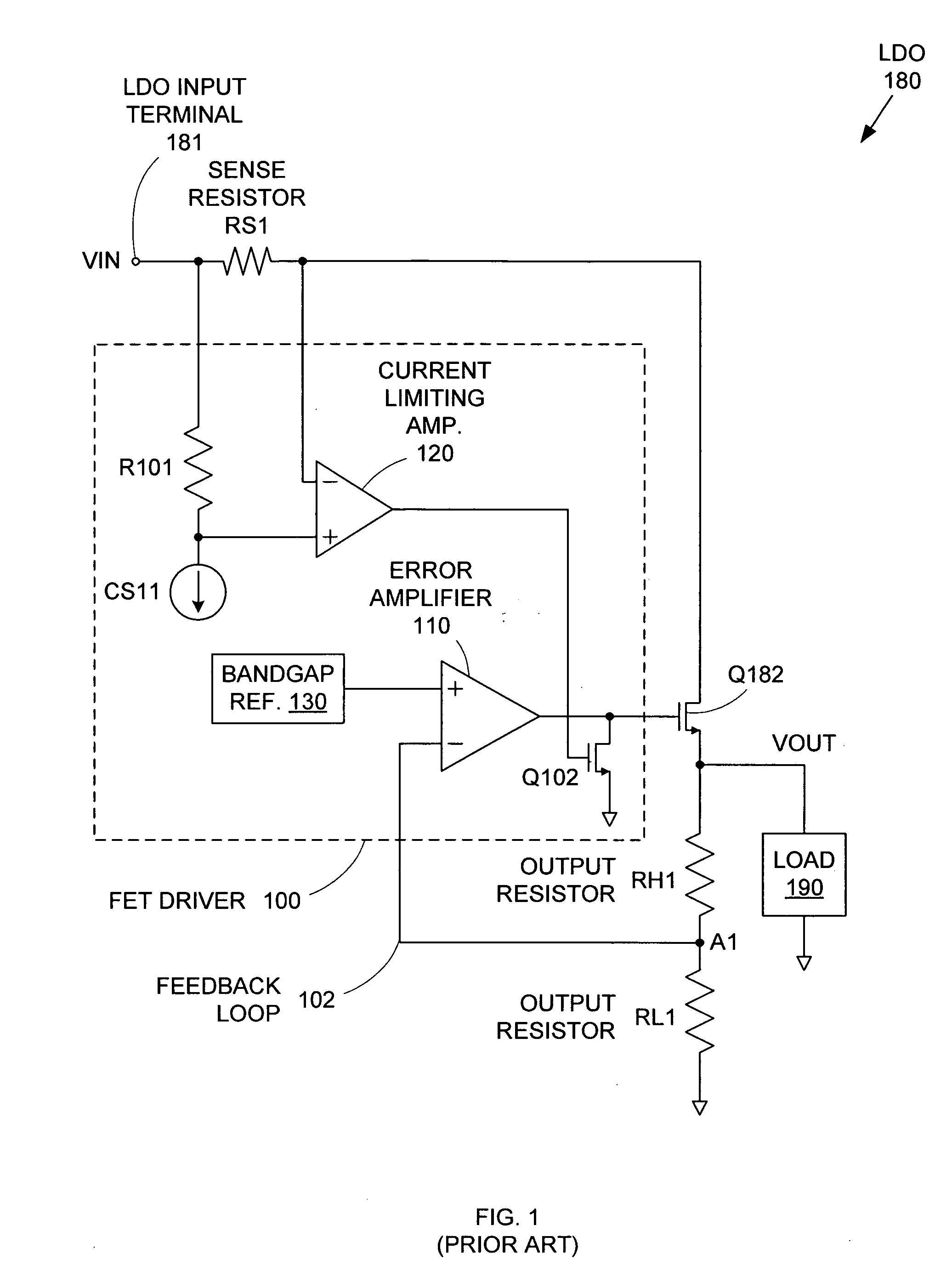 Current-limiting circuitry